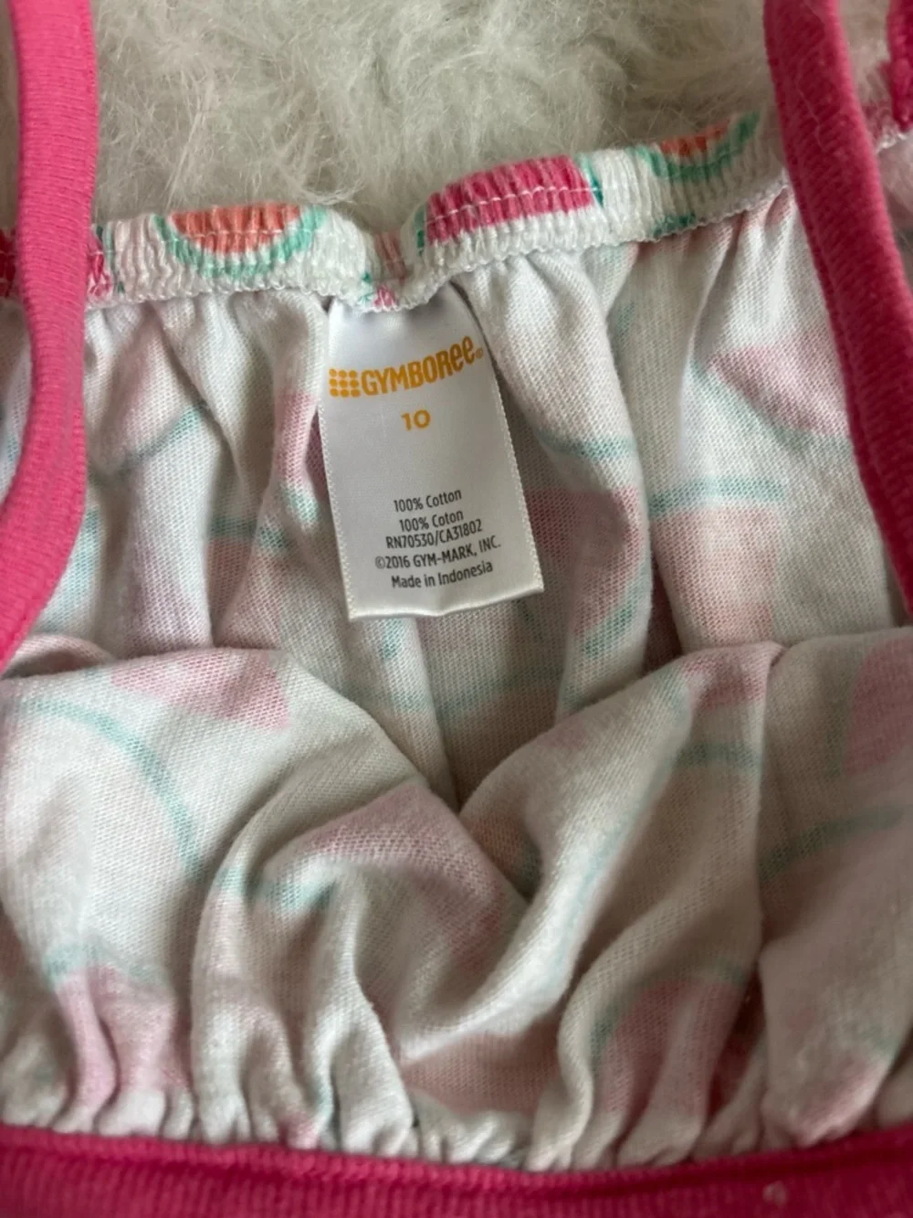 Gymboree Girls Pink Watermelon Print Summer Dress